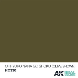 PINTURA REAL COLORS OHRYOKU NANA GO SHOKU - Olive Green (10 ml) - AK RC330