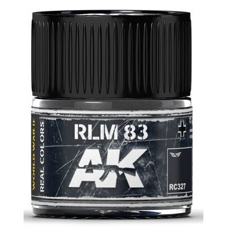 PINTURA REAL COLORS RLM83 (10 ml) - AK RC327