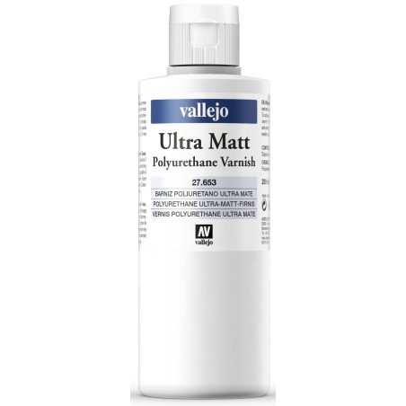 BARNIZ POLYURETANO ULTRA MATE (200 ml) - Vallejo 27653