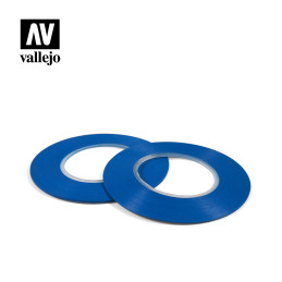 CINTA DE ENMASCARAR FLEXIBLE 3mm X 18mtrs (2 UNIDADES) - VALLEJO T07009