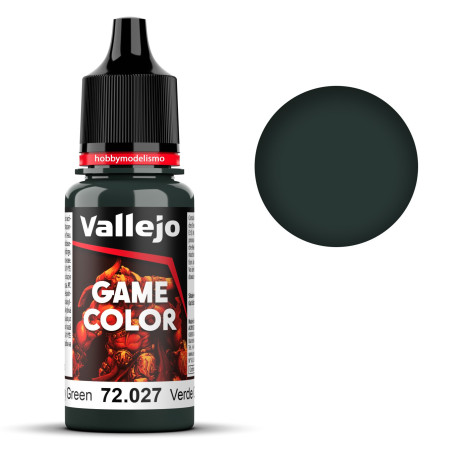 PINTURA ACRILICA VERDE CASPOSO (18 ml)  - Acrilicos Vallejo 72027