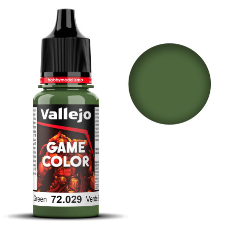 PINTURA ACRILICA VERDE ASQUEROSO (18 ml)  - Acrilicos Vallejo 72029