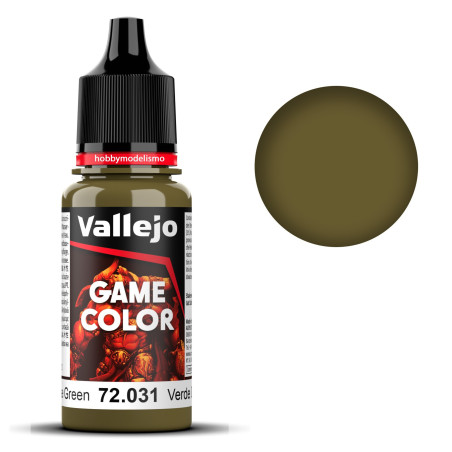 PINTURA ACRILICA VERDE CAMUFLAGE (18 ml)  - Acrilicos Vallejo 72031