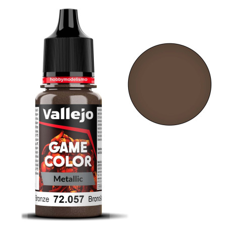 PINTURA ACRILICA BRONCE (18 ml)  - Acrilicos Vallejo 72057