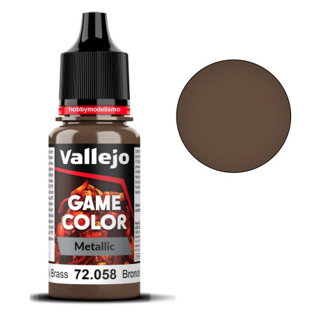 PINTURA ACRILICA BRONCE PULIDO (18 ml)  - Acrilicos Vallejo 72058