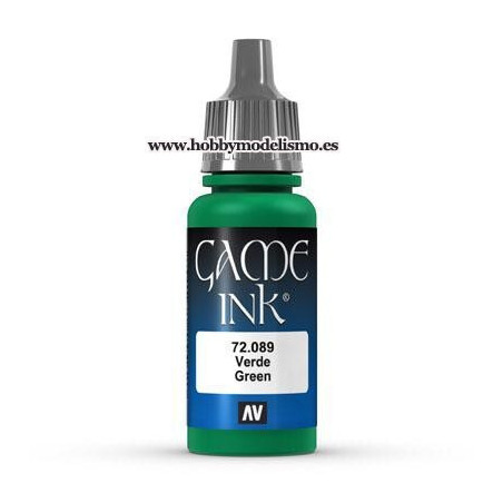 PINTURA ACRILICA TINTA VERDE (17 ml) - Game Color 72089