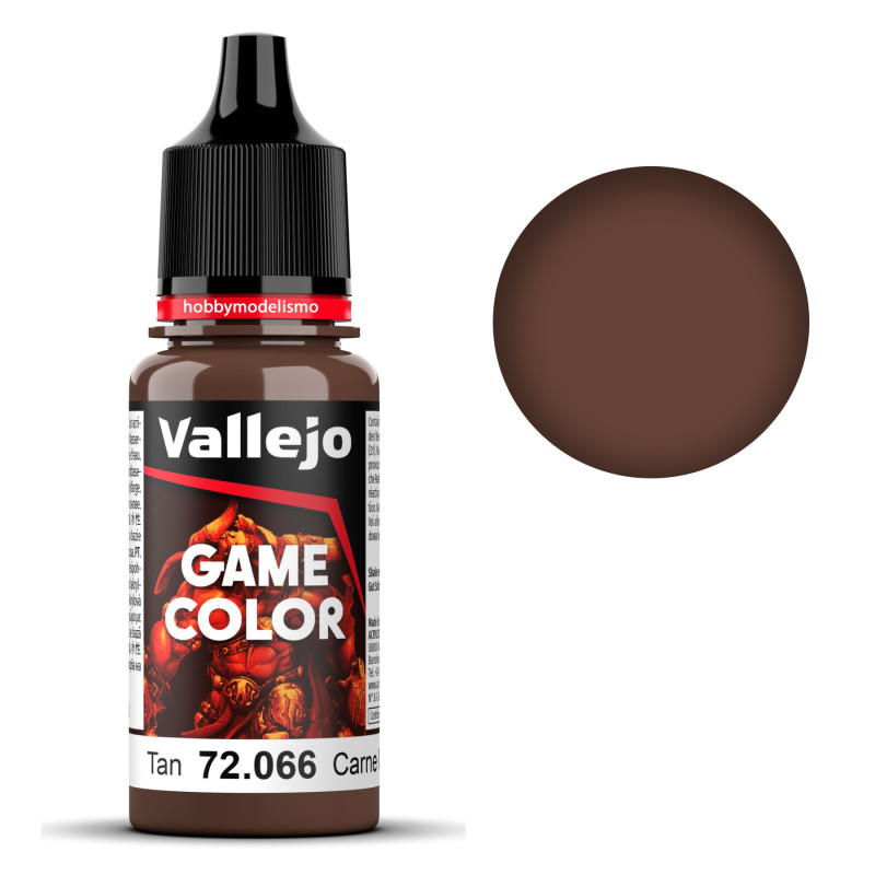 PINTURA ACRILICA CARNE MARRON (18 ml)  - Acrilicos Vallejo 72066