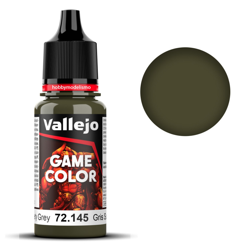 PINTURA GRIS SUCIO (18 ml)  - Acrilicos Vallejo 72145