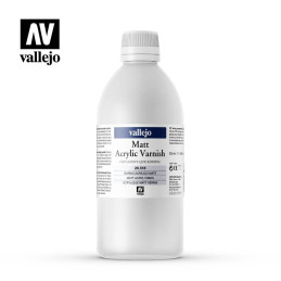 BARNIZ ACRILICO PERMANENTE MATE (500 ml) - Acrylicos Vallejo 28518