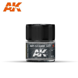 PINTURA REAL COLORS AMT-12 DRAK GREY (10 ml) - AK Interactive RC318