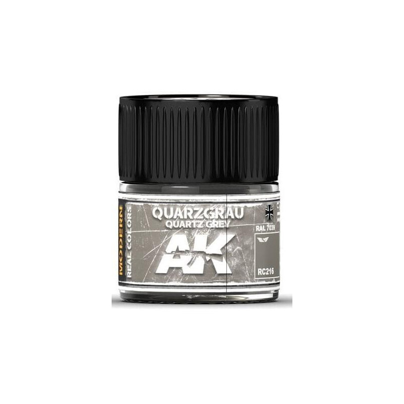 PINTURA REAL COLORS SILK GREY (10 ml) - AK Interactive RC217