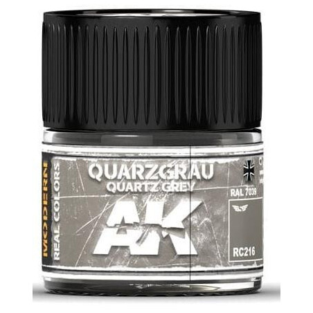 PINTURA REAL COLORS SILK GREY (10 ml) - AK Interactive RC217