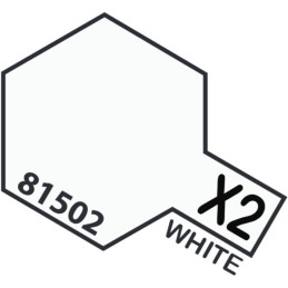 PINTURA ACRILICA BLANCO BRILLANTE X-2 (10 ml)