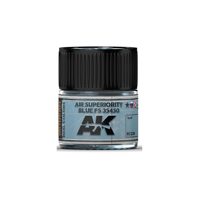 PINTURA REAL COLORS AIR SUPERIORITY BLUE FS35450 (10 ml) - AK Interactive RC239