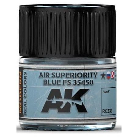 PINTURA REAL COLORS AIR SUPERIORITY BLUE FS35450 (10 ml) - AK Interactive RC239