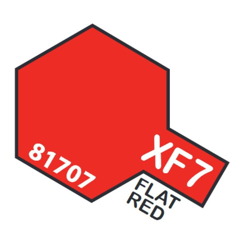 PINTURA ACRILICA ROJO MATE XF-7 (10 ml)