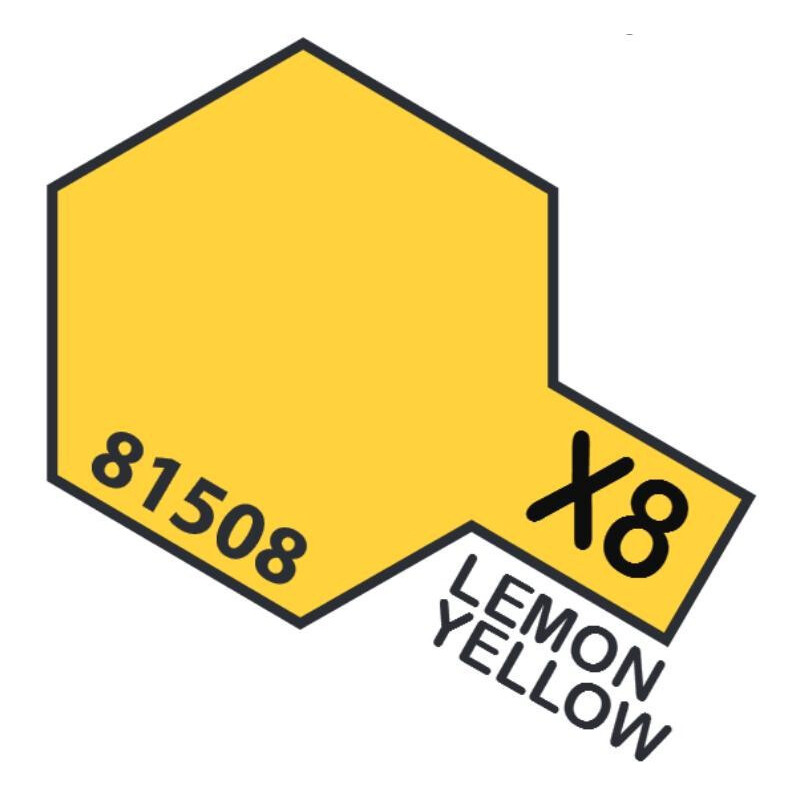 PINTURA ACRILICA AMARILLO LIMON BRILLANTE X-8 (10 ml)