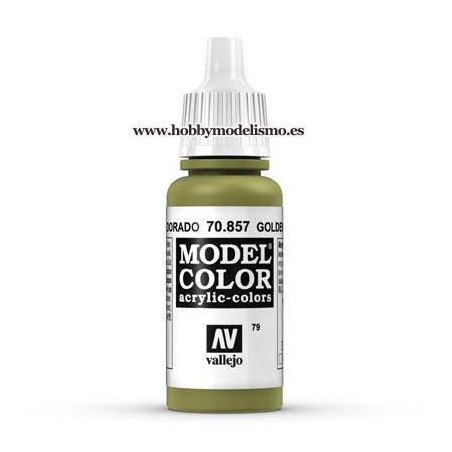 PINTURA ACRILICA OLIVA DORADO (17 ml) Nº79 VALLEJO MODEL COLOR