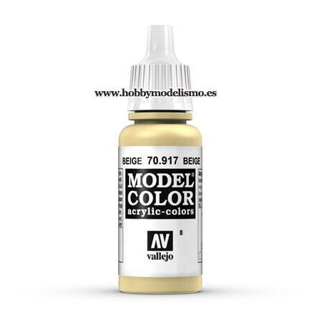 PINTURA ACRILICA BEIGE (17 ml) Nº8 FS33695 - VALLEJO MODEL COLOR