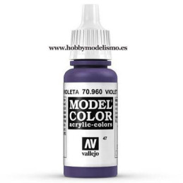 PINTURA ACRILICA VIOLETA (17 ml) Nº47 VALLEJO MODEL COLOR