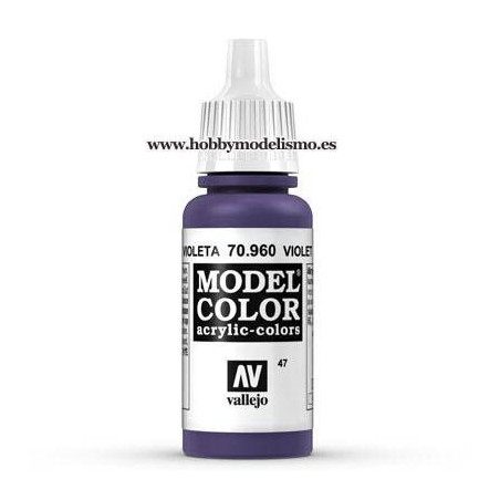 PINTURA ACRILICA VIOLETA (17 ml) Nº47 VALLEJO MODEL COLOR