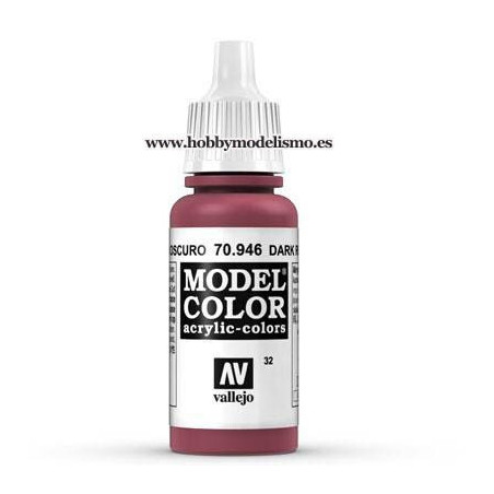 PINTURA ACRILICA ROJO OSCURO (17 ml) Nº32 VALLEJO MODEL COLOR