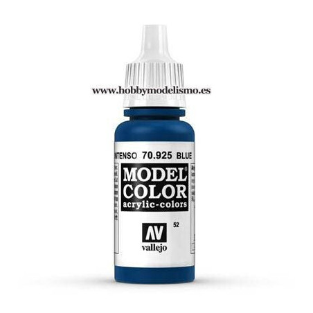 PINTURA ACRILICA AZUL INTENSO (17 ml) Nº52 VALLEJO MODEL COLOR