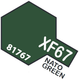 PINTURA ACRILICA VERDE OTAN MATE XF-67 (10 ml)