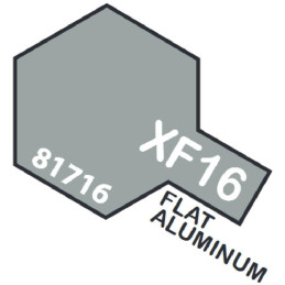 PINTURA ACRILICA ALUMINIO MATE XF-16 (10 ml)