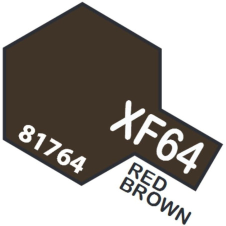 PINTURA ACRILICA MARRON ROJIZO MATE XF-64 (10 ml)