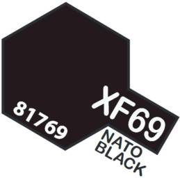 PINTURA ACRILICA NEGRO OTAN MATE XF-69 (10 ml)