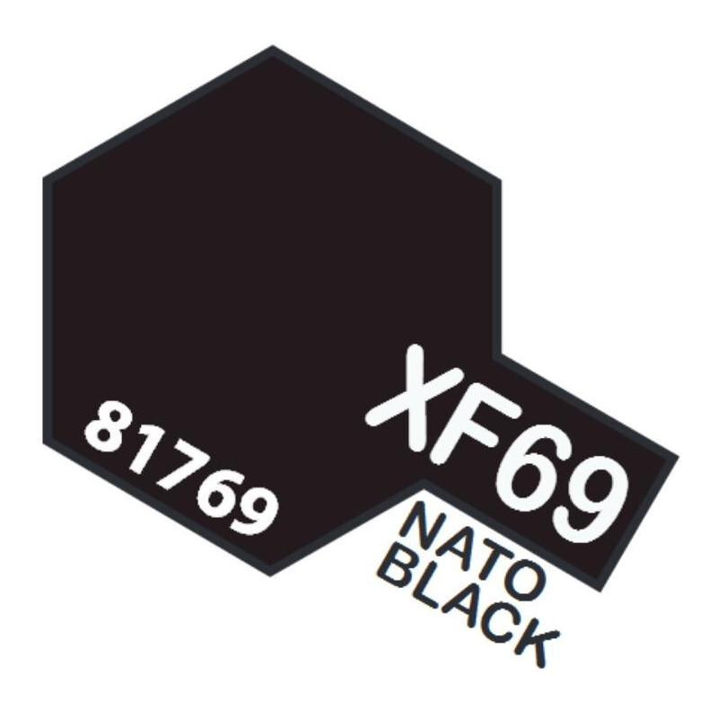 PINTURA ACRILICA NEGRO OTAN MATE XF-69 (10 ml)