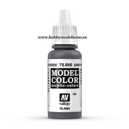 PINTURA ACRILICA GRIS VERDE (17 ml) Nº165  ACRILICO VALLEJO GAME COLOR