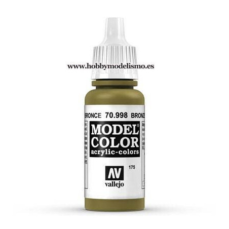 PINTURA ACRILICA BRONCE (17 ml) Nº175 VALLEJO MODEL COLOR