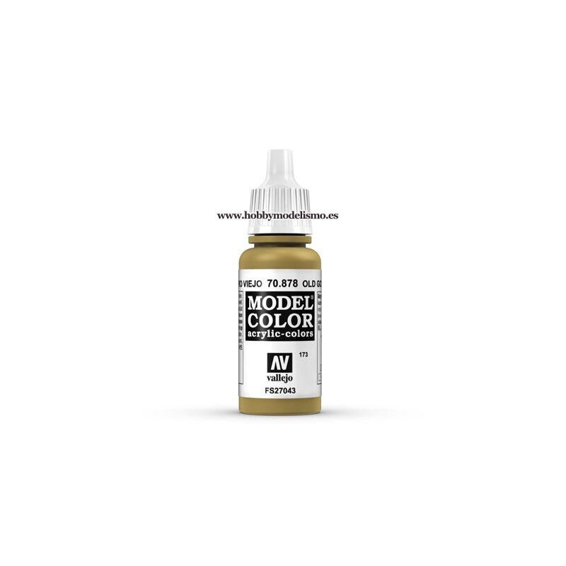 PINTURA ACRILICA ORO VIEJO (17 ml)  ACRILICO VALLEJO MODEL COLOR