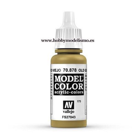 PINTURA ACRILICA ORO VIEJO (17 ml)  ACRILICO VALLEJO MODEL COLOR