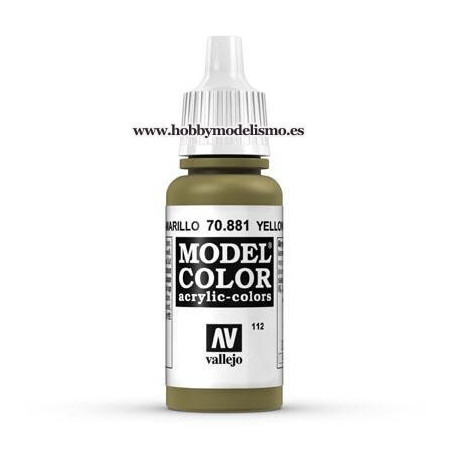 PINTURA ACRILICA VERDE AMARILLO ACRILICO VALLEJO MODEL COLOR