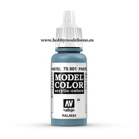 PINTURA ACRILICA AZUL PASTEL (17 ml) Nº63 VALLEJO MODEL COLOR