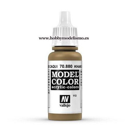 PINTURA ACRILICA GRIS CAQUI (17 ml) Nº113 ACRILICO VALLEJO MODEL COLOR