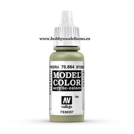 PINTURA ACRILICA GRIS PIEDRA (17 ml) Nº104 VALLEJO MODEL COLOR