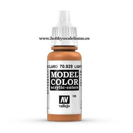 PINTURA ACRILICA MARRON CLARO (17 ml) Nº129 VALLEJO MODEL COLOR