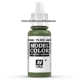 PINTURA ACRILICA UNIFORME AMERICANO (17 ml) Nº84 VALLEJO MODEL COLOR