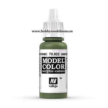 PINTURA ACRILICA UNIFORME AMERICANO (17 ml) Nº84 VALLEJO MODEL COLOR