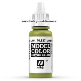 PINTURA ACRILICA VERDE LIMA (17 ml) Nº77 Acrilicos Vallejo Model Color