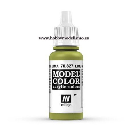 PINTURA ACRILICA VERDE LIMA (17 ml) Nº77 Acrilicos Vallejo Model Color