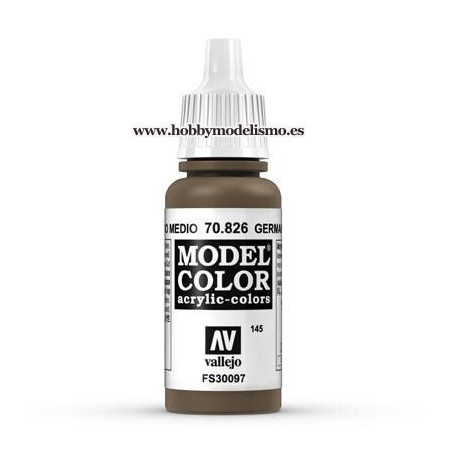 PINTURA ACRILICA PARDO MEDIO CAMUFLAJE ALEMAN (17 ml) Nº145 PANZER