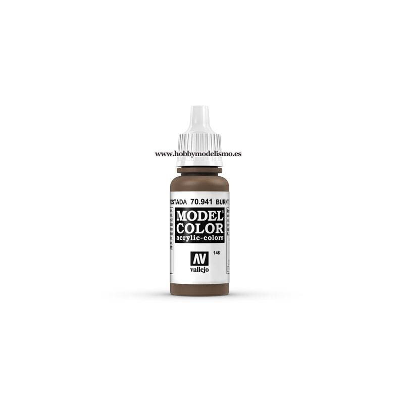 PINTURA ACRILICA SOMBRA TOSTADA (17 ml) Nº148 VALLEJO MODEL COLOR