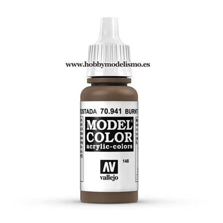 PINTURA ACRILICA SOMBRA TOSTADA (17 ml) Nº148 VALLEJO MODEL COLOR