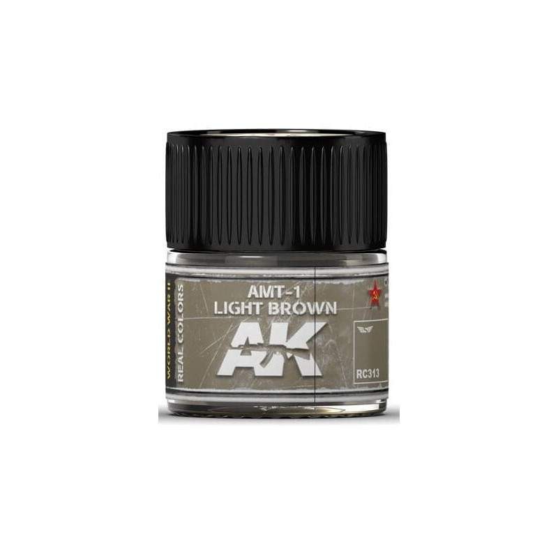 PINTURA REAL COLORS AMT-1 LIGHT BROWN (10 ml) - AK RC313