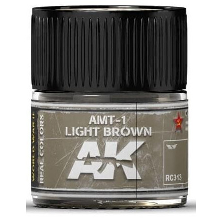 PINTURA REAL COLORS AMT-1 LIGHT BROWN (10 ml) - AK RC313